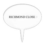 Richmond close  Cake Picks