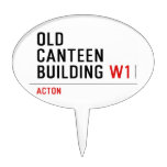 Old  Canteen  building  Cake Picks