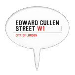 Edward Cullen Street  Cake Picks