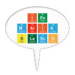IES
 MARIA 
 BLASCO  Cake Picks