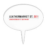 leathermarket St.  Cake Picks