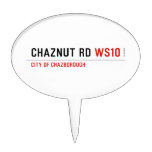 Chaznut rd  Cake Picks