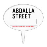 Abdalla  street   Cake Picks