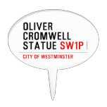 oliver cromwell statue  Cake Picks