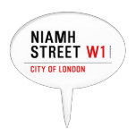 Niamh Street  Cake Picks