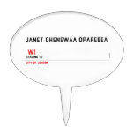JANET OHENEWAA OPAREBEA     Cake Picks