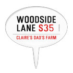 Woodside Lane  Cake Picks