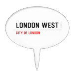 LONDON WEST   Cake Picks