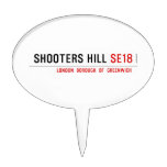 Shooters hill  Cake Picks