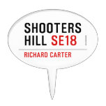 Shooters  Hill  Cake Picks