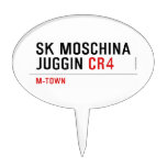 SK MOSCHINA JUGGIN  Cake Picks