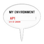 My environment    Cake Picks