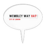 Wembley Way  Cake Picks