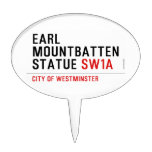 earl mountbatten statue  Cake Picks