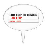 our trip to London    Cake Picks