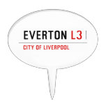 EVERTON  Cake Picks