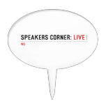 Speakers Corner:  Cake Picks