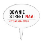 Downie Street  Cake Picks