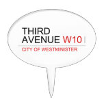 third avenue  Cake Picks