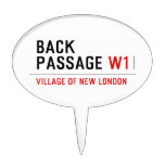 Back Passage  Cake Picks