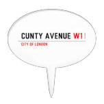 Cunty Avenue  Cake Picks