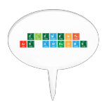 Elements
 are awesome  Cake Picks
