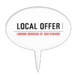 Local offer  Cake Picks