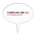 Floodplain lane  Cake Picks