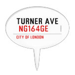 turner ave   Cake Picks