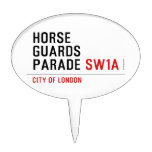 horse guards parade  Cake Picks