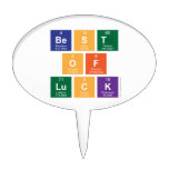 Best
 Of
 Luck  Cake Picks