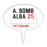 A. BOMB ALBA  Cake Picks