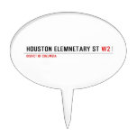 houston elemnetary st  Cake Picks