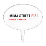 MIMA STREET  Cake Picks
