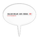 Daliah Sklar, Adv. Israel   Cake Picks