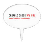 Crefeld Close  Cake Picks