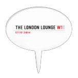 The London Lounge  Cake Picks
