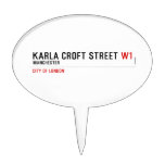 Karla Croft Street  Cake Picks