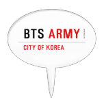 bts  Cake Picks