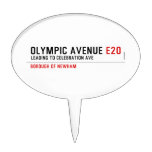 Olympic Avenue  Cake Picks