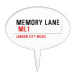 Memory Lane   Cake Picks
