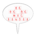 we 
 are the
 best 
 solution  Cake Picks