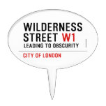 Wilderness  Street  Cake Picks