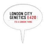 LONDON CITY  GENETICS  Cake Picks