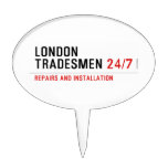 London Tradesmen  Cake Picks