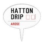 HATTON DRIP  Cake Picks