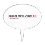 Ruilen en gratis afhalen  Cake Picks