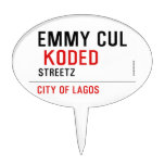 EMMY CUL   Cake Picks