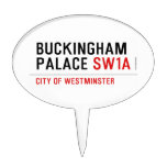 BUCKINGHAM PALACE  Cake Picks