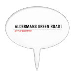 Aldermans green road  Cake Picks